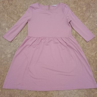 PŘÍJEMNÉ BAVLNĚNÉ LETNÍ ŠATY VEL. M - 2