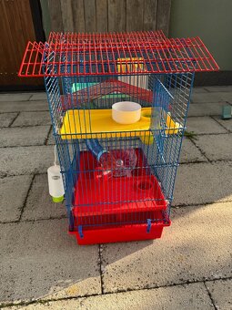 Klec pro křečka s výbavou (rozměry 48x32x62 cm) - 2