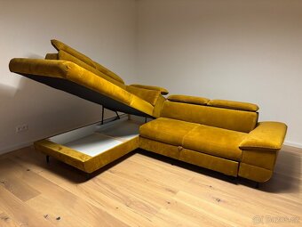 Sedací souprava NORTON II – levá, žlutá - 2