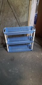 POLIČKA, PLASTOVÝ REGÁL - 2