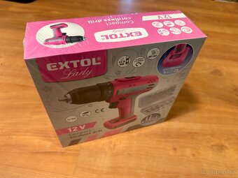 AKU vrtačka Lady růžová s příslušenstvím, zabaleno - 2