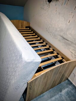 Postel 90x200 s úložným prostorem - 2