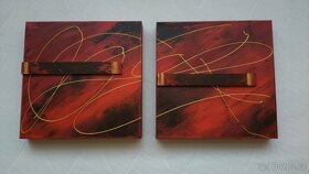 Dva čtvercové obrazy - 2