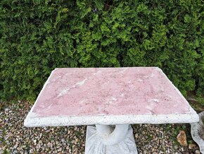 Stůl na zahradu- betonový - 2