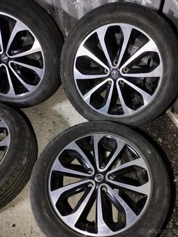 4ks alu disky orig. Nissan 5x114,3 R18 pneu 215/55 R18 - 2