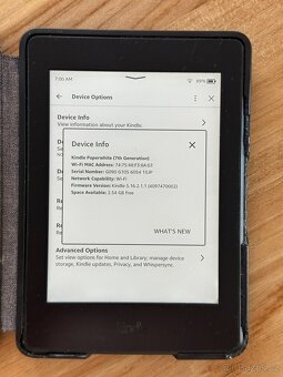 Amazon Kindle Paperwhite 7. gen čtečka knih 4GB + obal - 2