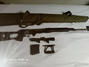 optika SVD Dragunov boční montáž a povlak na zbraň - 2