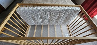 postýlka dětská IKEA - SNIGLAR + matrace - 2