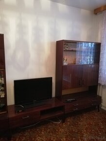 Retro mahagonová obývací stěna - 2