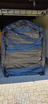 Garáž na moto stan univerzální 1,6x2,4x2m černá - 2
