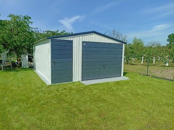 Plechová garáž 4,5x6m - 2