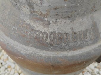 Rakouská konev Molkerei Herzogenburg+víko -25l - 2