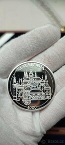 Postříbřená a pozlacená medaile Národní divadlo - 2
