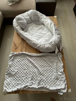 Hnízdečko s peřinkou - Minky Sweet Baby Belisima - 2