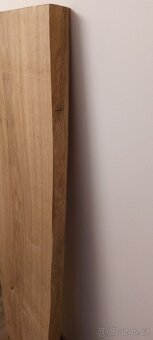 Masivní dubový stůl z jednoho kusu 170x43x6.5cm - 2