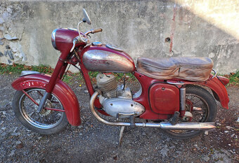 Jawa-ČZ 250 / 353 půlbuben (mezityp), rok výroby 1955 - 2