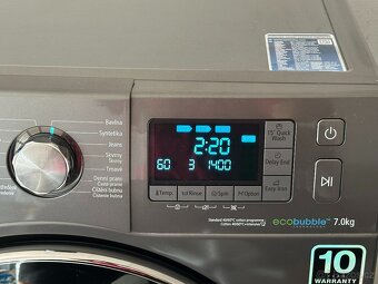 SAMSUNG tř.A+++ 7 kg INVERTOR 1400 ot - JAKO NOVÁ - - 2