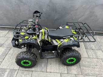 Dětská čtyřkolka Toronto 125cc 1G7 Deluxe -zelené grafi - 2