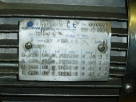 elektropřevodovka 0,75kw/380V /378 ot./min - 2