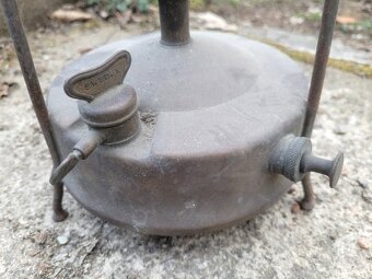 Starožitný švédský mosazný vařič stáří 70 let zn. Primus - 2