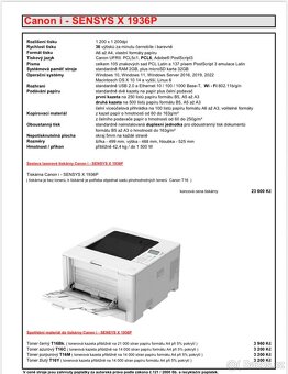 Barevná laserová tiskárna Canon - 2