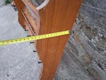 Starožitná selská kuchyňská polička - 2