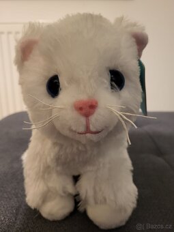 Nová plyšová hračka Bílá kočička – 25 cm - 2