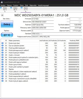 WD 250GB HDD disk 3,5" - 2