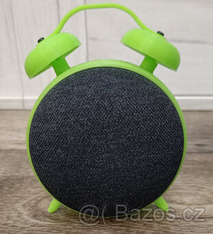 Google Home mini - 3D budík - hlasový asistent - 2