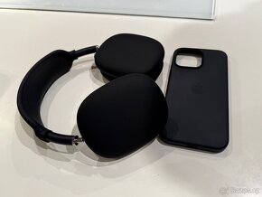 AirPods MAX silikonová ochrana 3v1 černá - 2