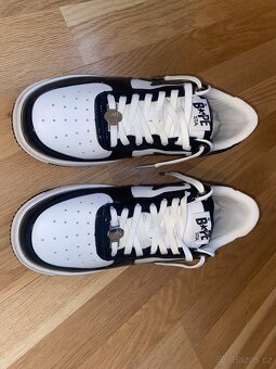 BAPE Bapesta Black/White – Velikost 43 - 2