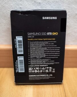 Nový SSD disk Samsung 870 QVO 4TB - 2