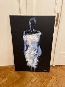 Obraz, žena v šatech, 119x78cm - 2