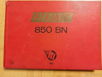 Fiat 850 BN-katalog náhr. dílů - 2