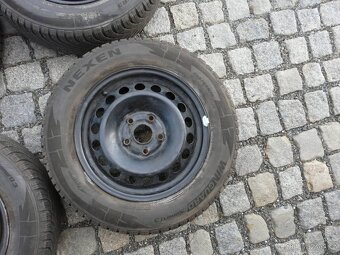 ZIMNÍ PNEU + DISKY ŠKODA SEAT14" VW 195/65R15 - 2