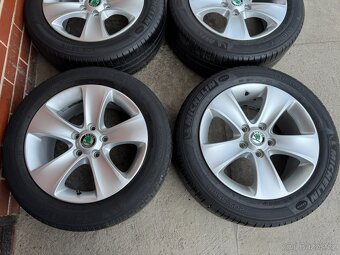 Alu 16" 5x112,škoda typ "MOON" letní 70% SUP2 Yeti - 2