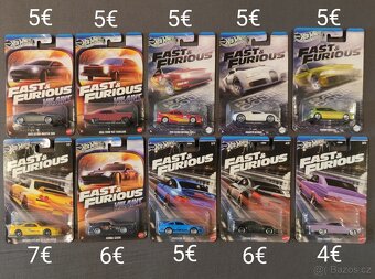 Hot Wheels kusovky zo sérií - 2