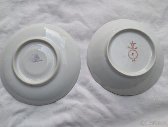 Porcelánový talířky retro - 2