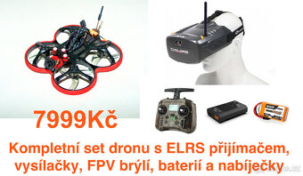 Malá koptéra cinedron BetaFPV 95X V3 2.5” Doprava ZDARMA - 2