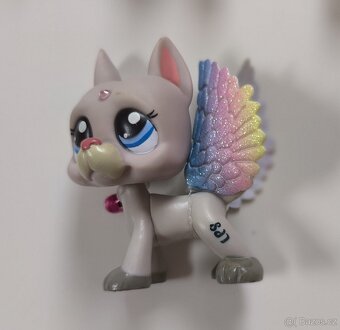 NOVÉ LPS Littlest Pet Shop + křídla, drahokam, rolnička - 2