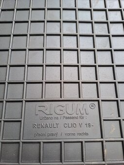 Gumové koberce Renault Clio - 2