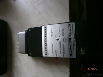 Retro Audio rekorder Grundig v koženém obalu - 2