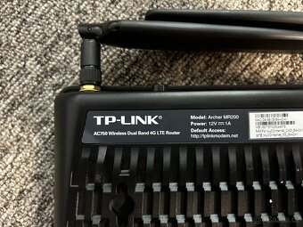 TP-Link Archer MR200 AC750 Wireless Dual Band 4G LTE Router - 2