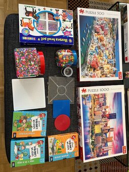 Sada puzzlí a stavebnic - 2