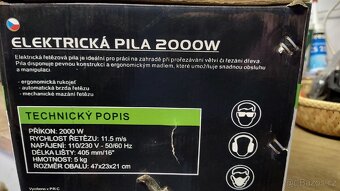 Elektrická řetězová pila - 2