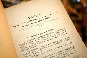 USTANOVENÍ O PROHLÍDCE MRTVÝCH (vyd. 1894) - rarita - 2