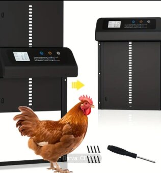 Automatická dvířka do kurníku s časovačem NOVÁ akce - 2