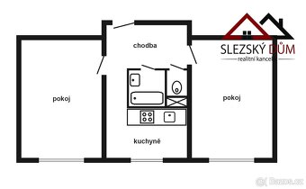 Pronájem, Byt 2+1/sklep, 56 m2, ul. Majakovského, Havířov - 2
