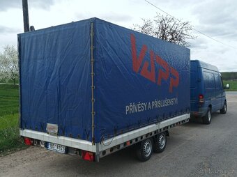 Přívěs Vapp 2.46 , valníkový s plachtou - 2