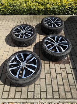Originální ALU kola VW Madrid R17 5x112 + letní pneu 225/45/ - 2